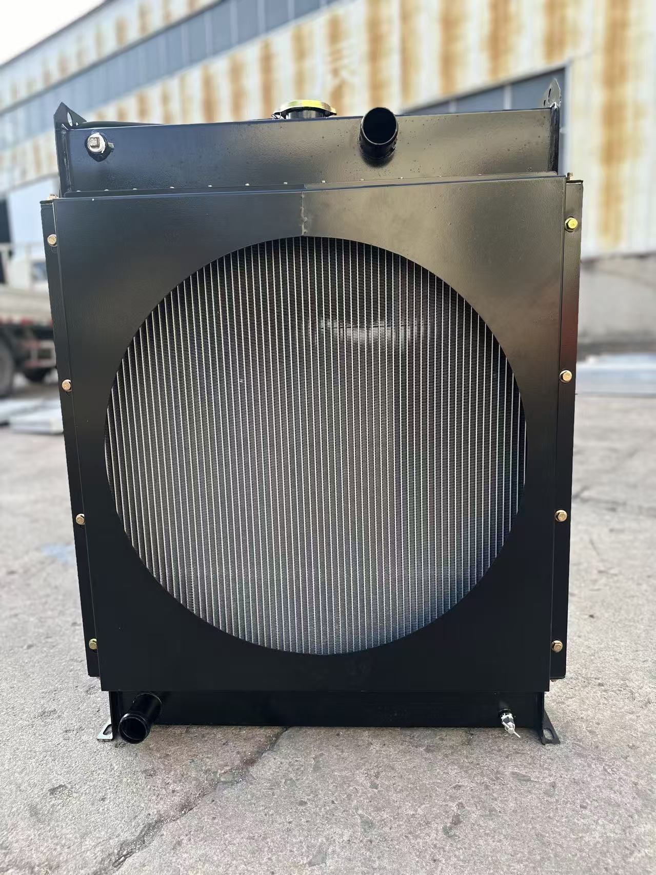 Generator radiator core detail photo
